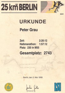 Berlin 25 km 1998