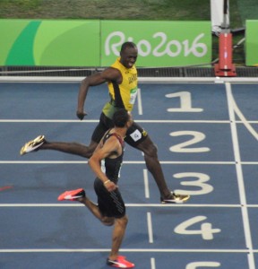 Bolt Semi 200 m Zwiegespräch